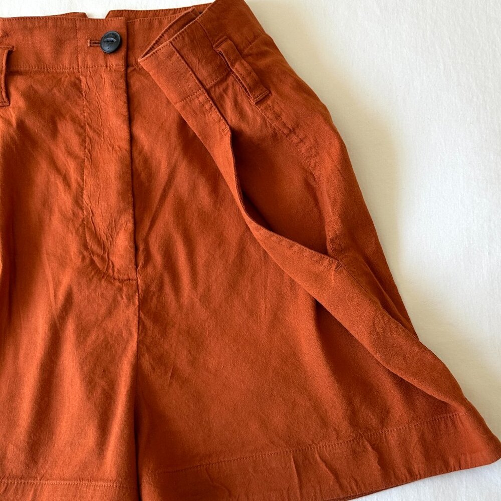 Rag & Bone Rust Linen Shorts - image 8